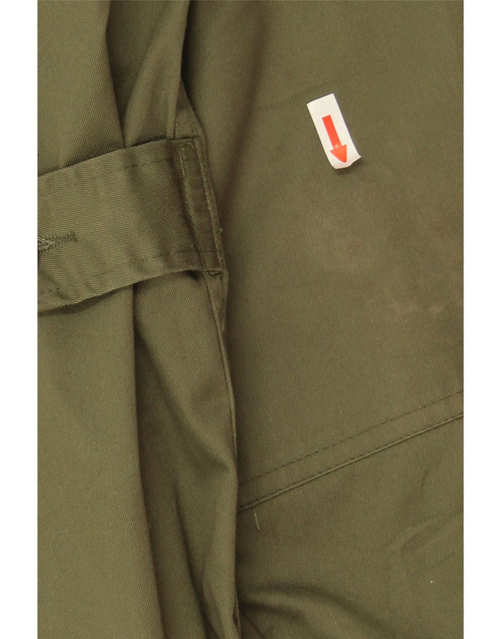 Vintage Herre Utility Jacket UK 40 Large Khaki Polyester