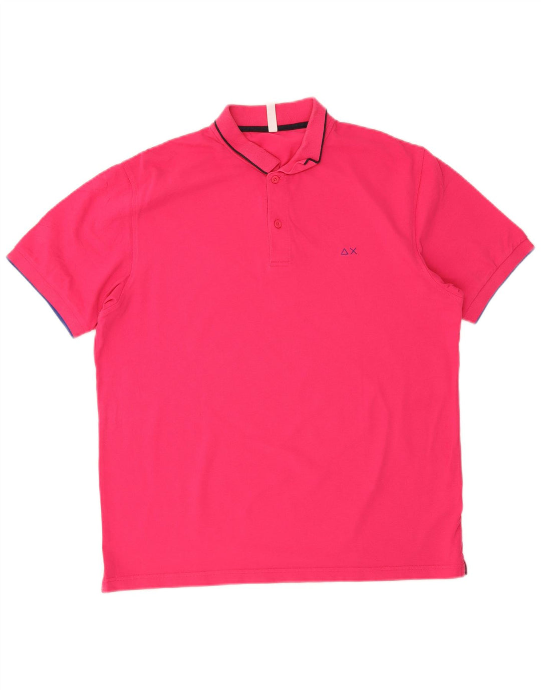 Sun68 Herre poloshirt 2XL Pink Bomuld