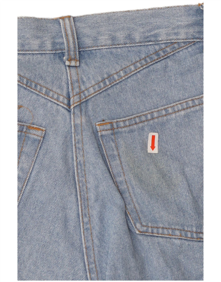 VINTAGE denimshorts til kvinder W36 XL Blå bomuld