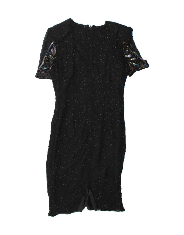 C & A Womens Sheath Dress EU 40 Medium Black Polyester Vintage C & A and Second-Hand C & A from Messina Hembry 
