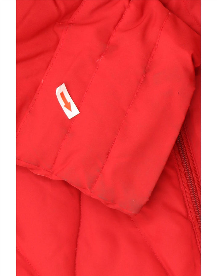 Esprit Dame Polstret Jakke UK 18 XL Rød Polyester