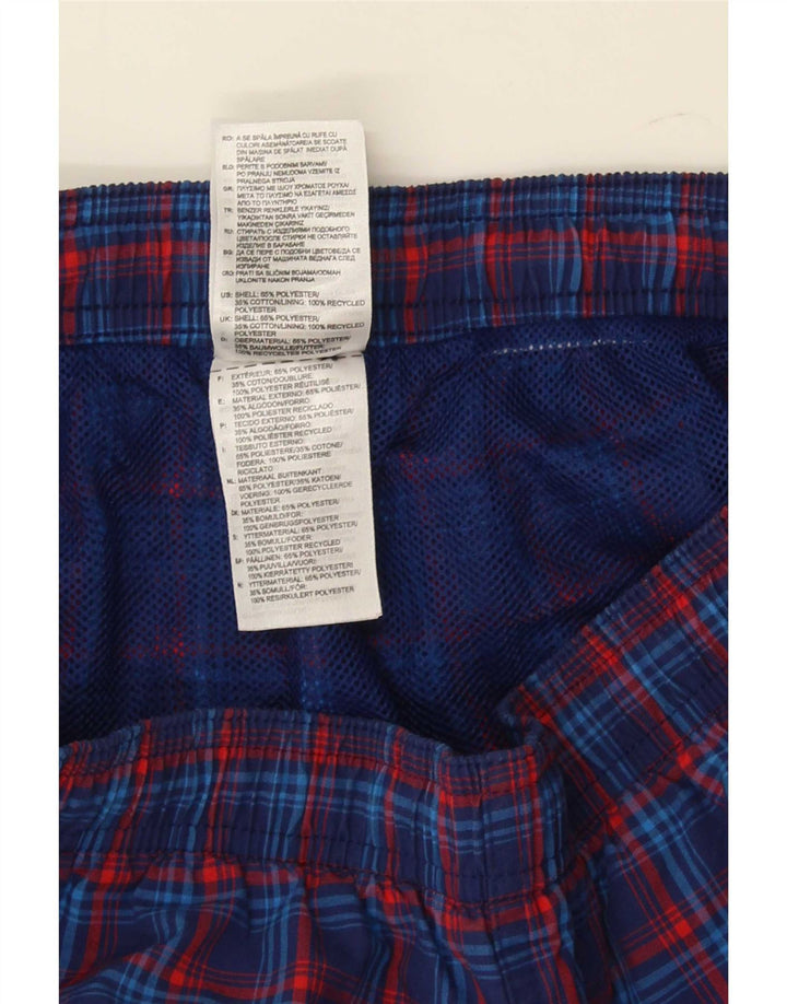 Adidas Sportshorts til mænd Medium Navyblå Ternet polyester