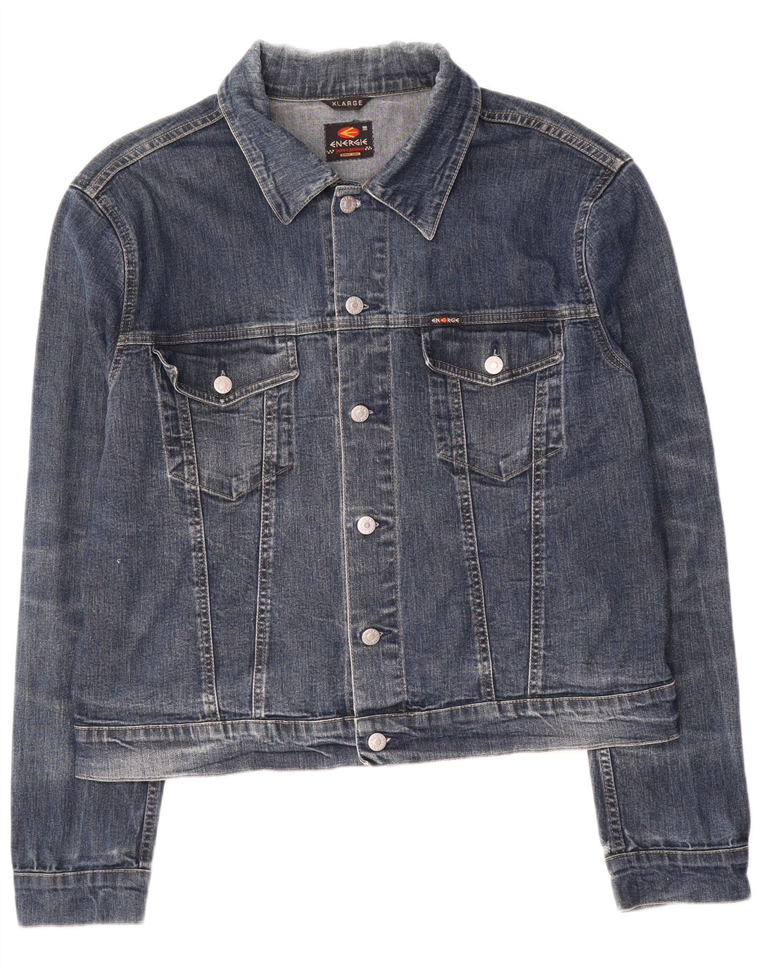 Energie Herre denimjakke UK 42 XL Blå Bomuld