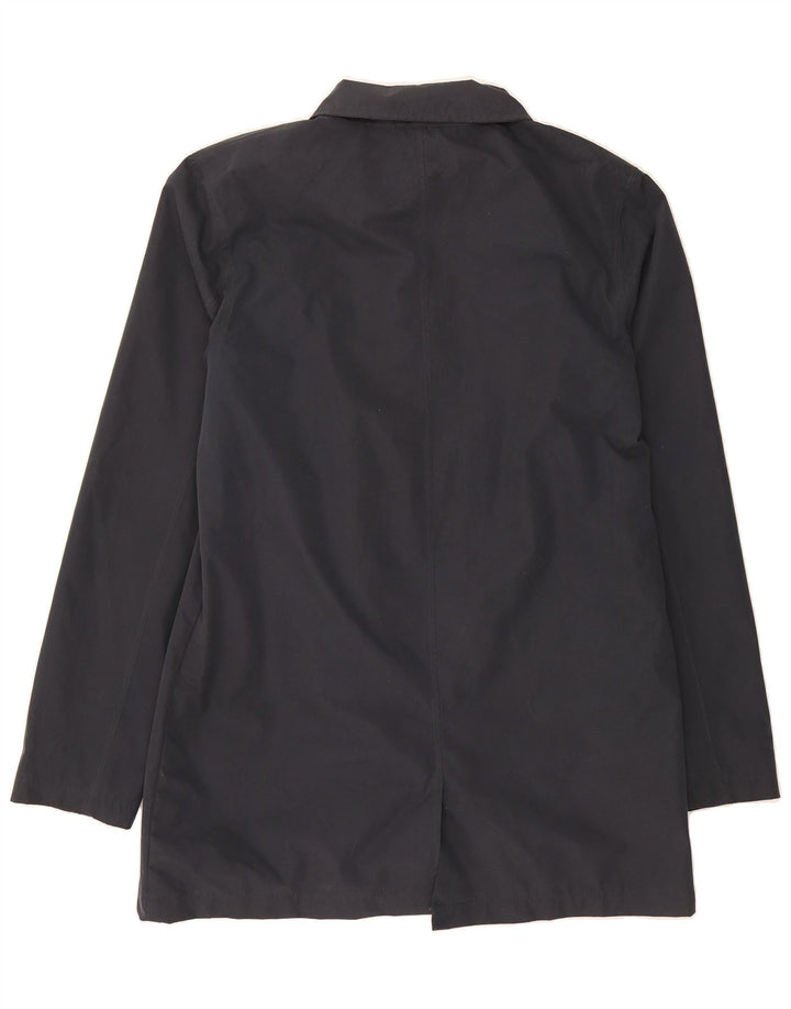 FRENCH CONNECTION Mens Overcoat UK 42 XL Navy Blue Polyester Vintage French Connection and Second-Hand French Connection from Messina Hembry 