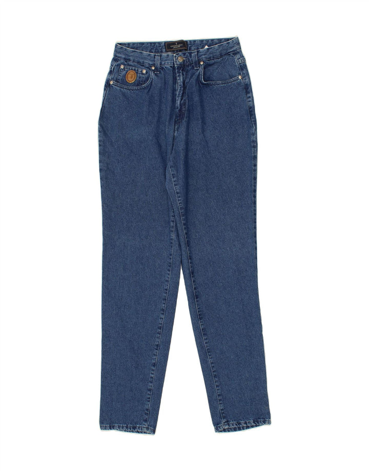 TRUSSARDI Womens Slim Jeans W32 L32 Blue Cotton Vintage Trussardi and Second-Hand Trussardi from Messina Hembry 