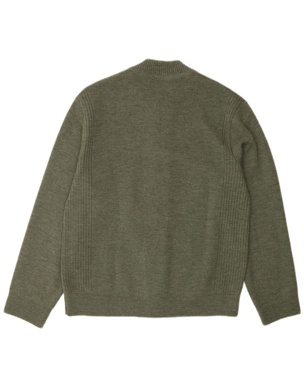 Breidhof Herre Regular Fit Cardigan Sweater EU 52 Large Green