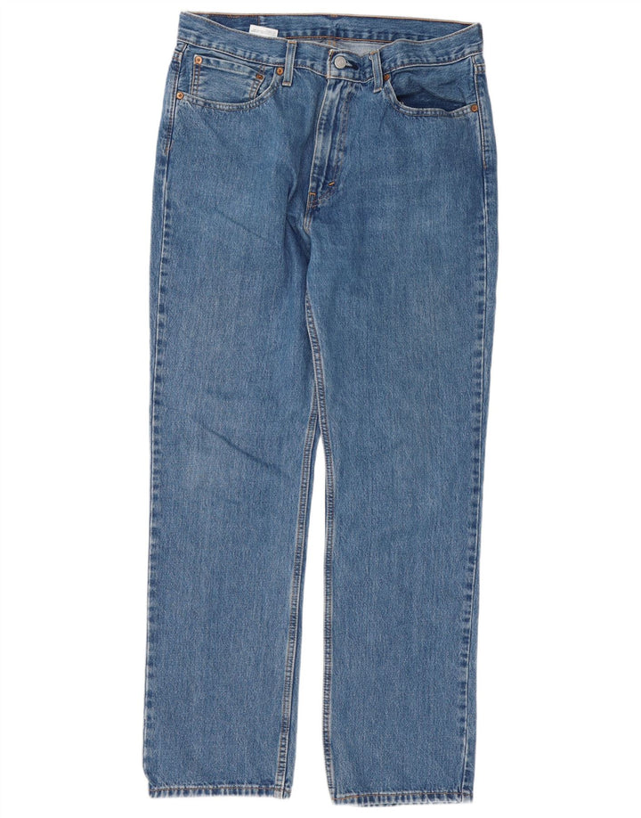 Levi's Herre 516 Slim Straight Jeans W36 L32 Blå Bomuld