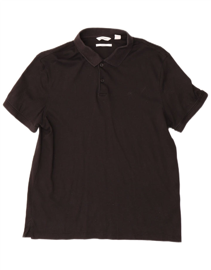 Calvin Klein herre poloshirt Medium sort bomuld