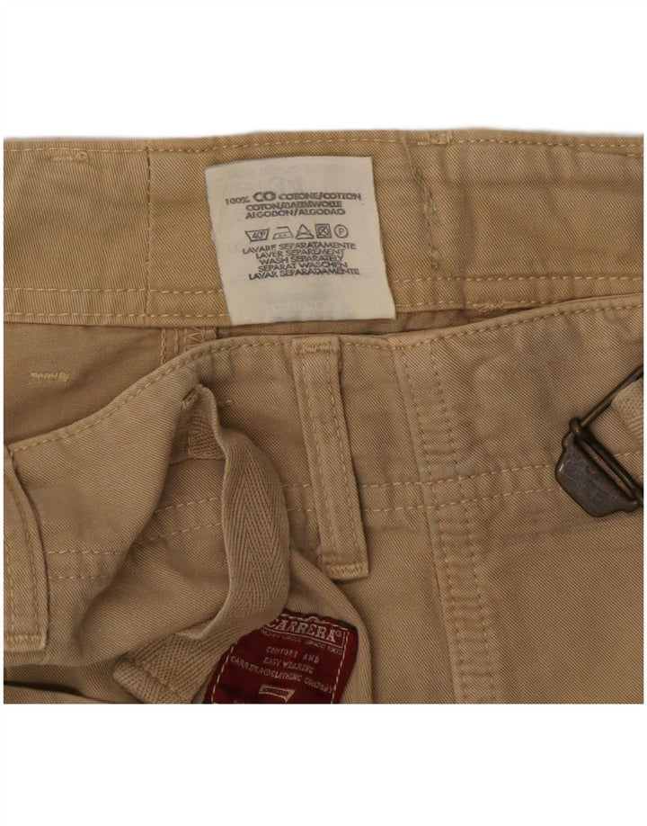 Carrera Herre Cargo Shorts IT 50 Large W34 Beige Bomuld