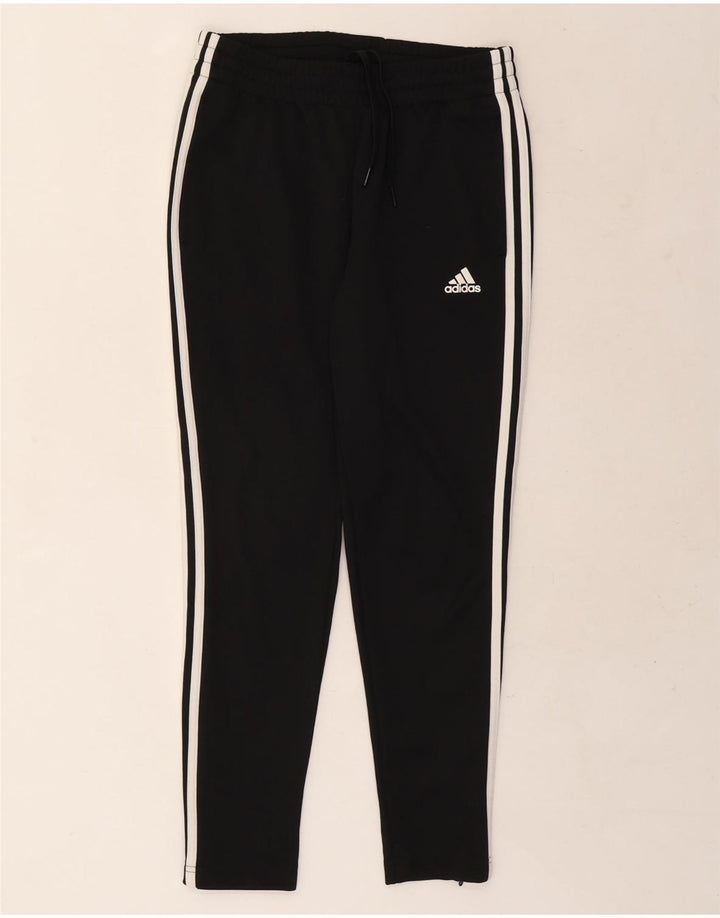 ADIDAS træningsdragtsbukser til kvinder UK 8/10 Small Black Polyester