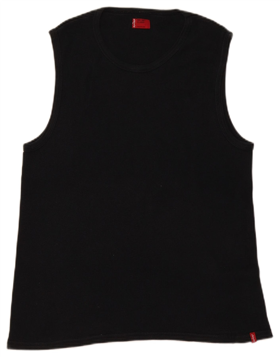 Levi's Damevest Top UK 18 XL Sort Bomuld