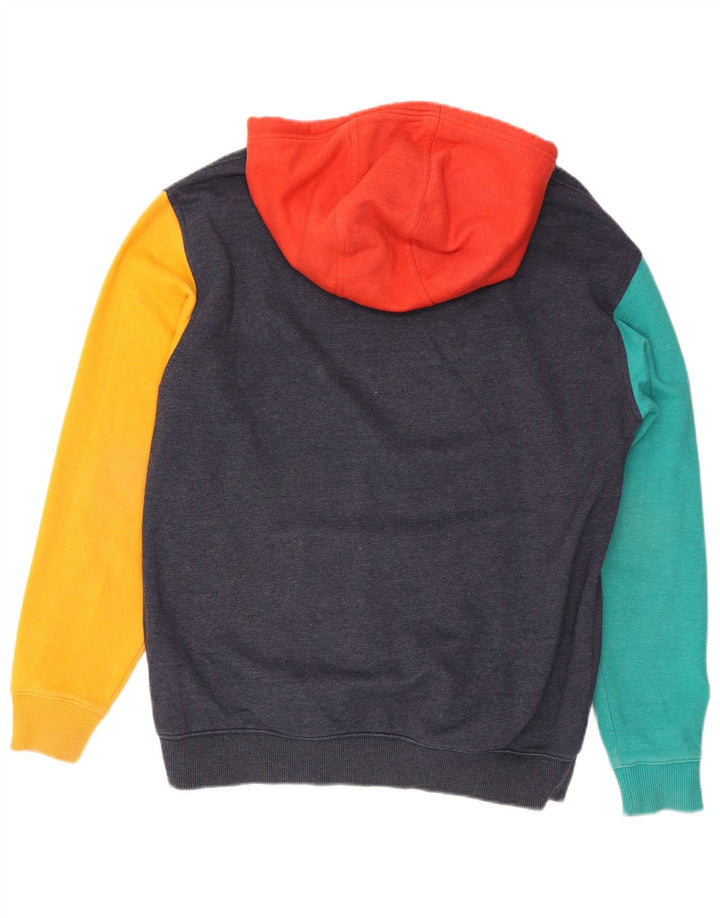 Tommy Hilfiger Herre hættetrøje Jumper Medium Marineblå Colourblock Bomuld