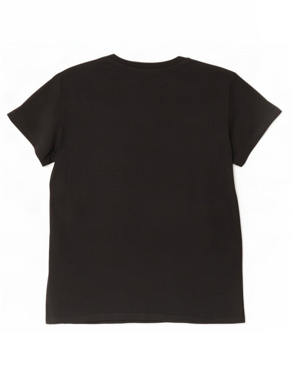 Levi's Dame Grafisk T-Shirt Top UK 14 Medium Grå Bomuld