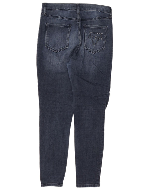 Guess Dame Højtalje Skinny Jeans W32 L27 Blå Bomuld