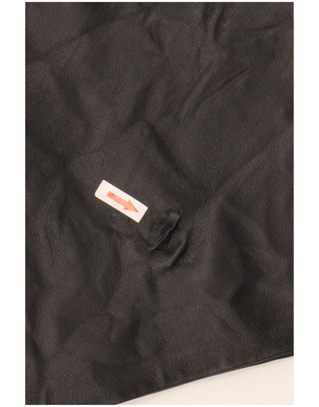 Vintage lædernederdel til kvinder W32 Large Black