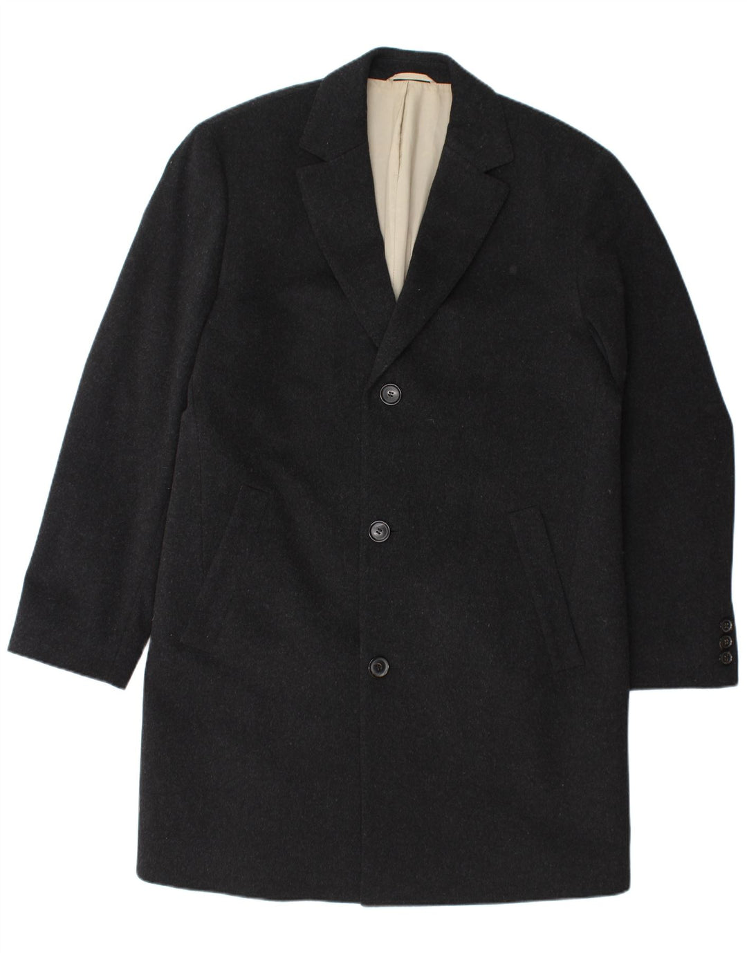Hugo Boss Herre Overfrakke UK 36 Small Black