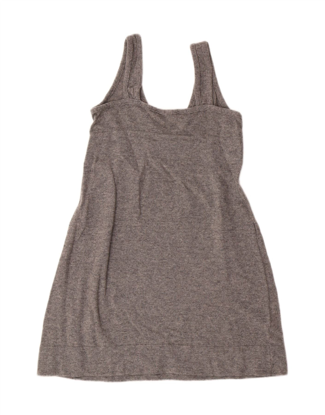 ZARA Womens Sleeveless Jumper Dress UK 12 Medium Grey Wool Vintage Zara and Second-Hand Zara from Messina Hembry 