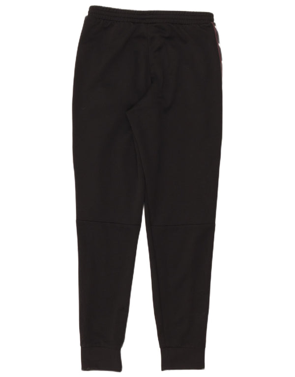 Adidas Mens Graphic Tracksuit Trousers Joggers Small  Black Polyester