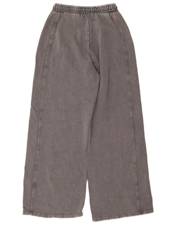 Zara Womens Tracksuit Bukser med brede ben UK 12 Medium Grey