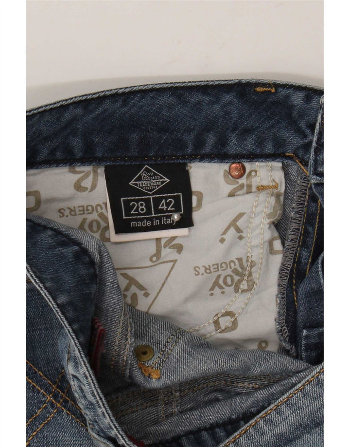 Roy Rogers lige jeans til kvinder W28 L33 blå bomuld
