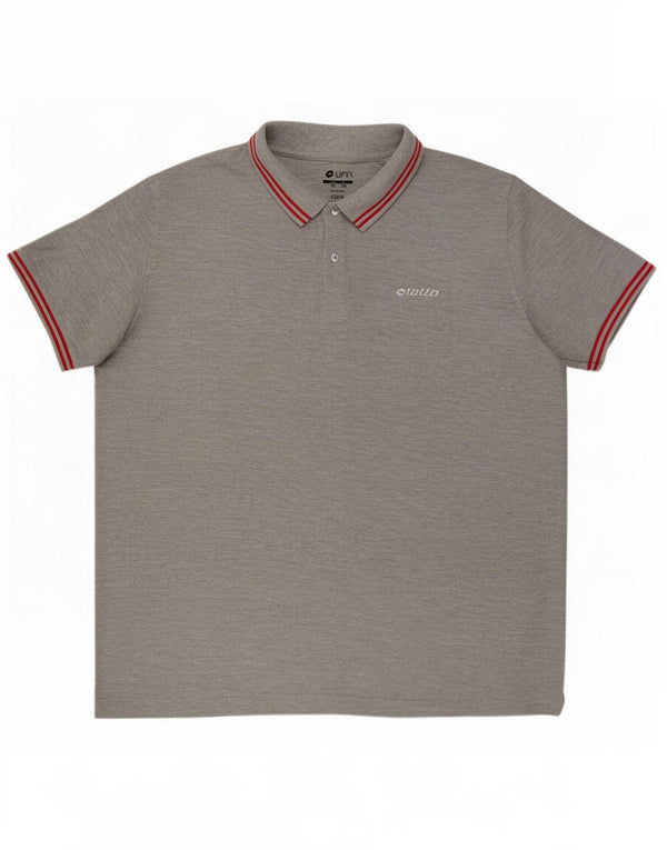 Lotto Herre Polo Shirt 3XL Grå Stribet