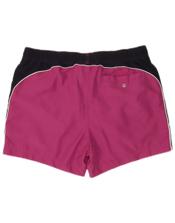 Champion Herre grafiske svømmeshorts Large Purple Colourblock Polyester