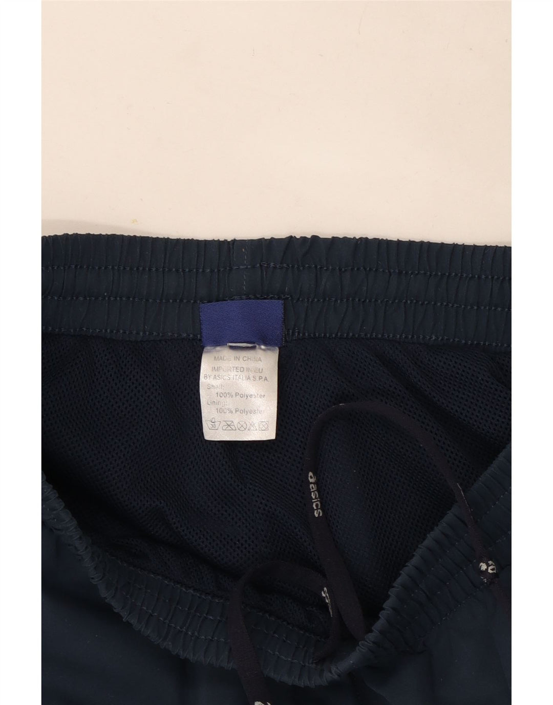 Asics Træningsdragtsbukser til mænd Små marineblå polyester