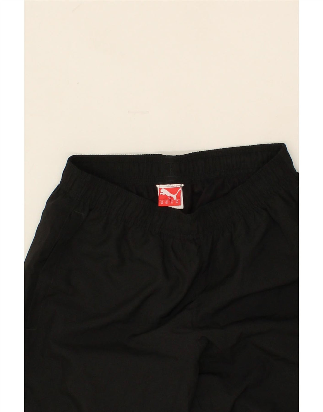 PUMA Boys Graphic Sport Shorts 13-14 Years Black Vintage Puma and Second-Hand Puma from Messina Hembry 