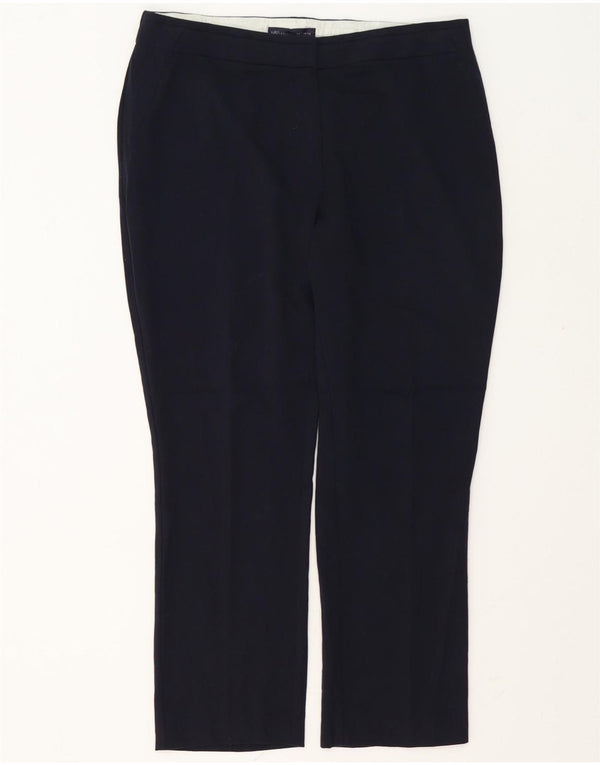 Marks & Spencer Dame Slim Chino Bukser UK 14 Large W34 L26 Navy Blue