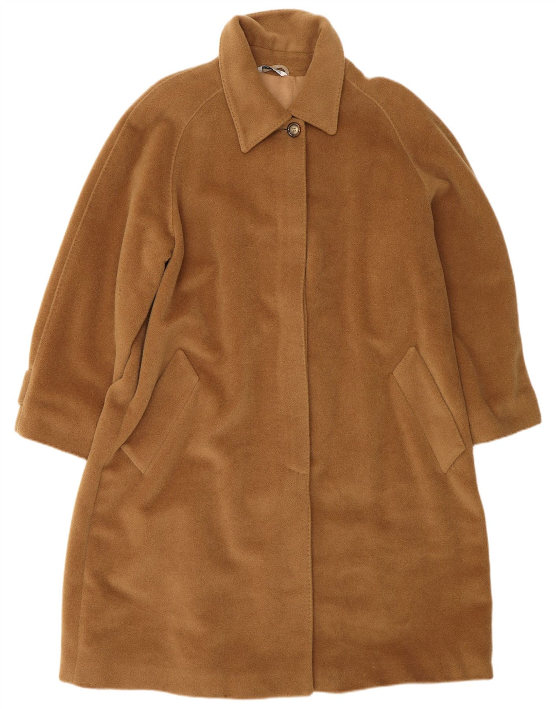 Marina Rinaldi overfrakke til kvinder str. 23 Medium Brun Virgin Wool