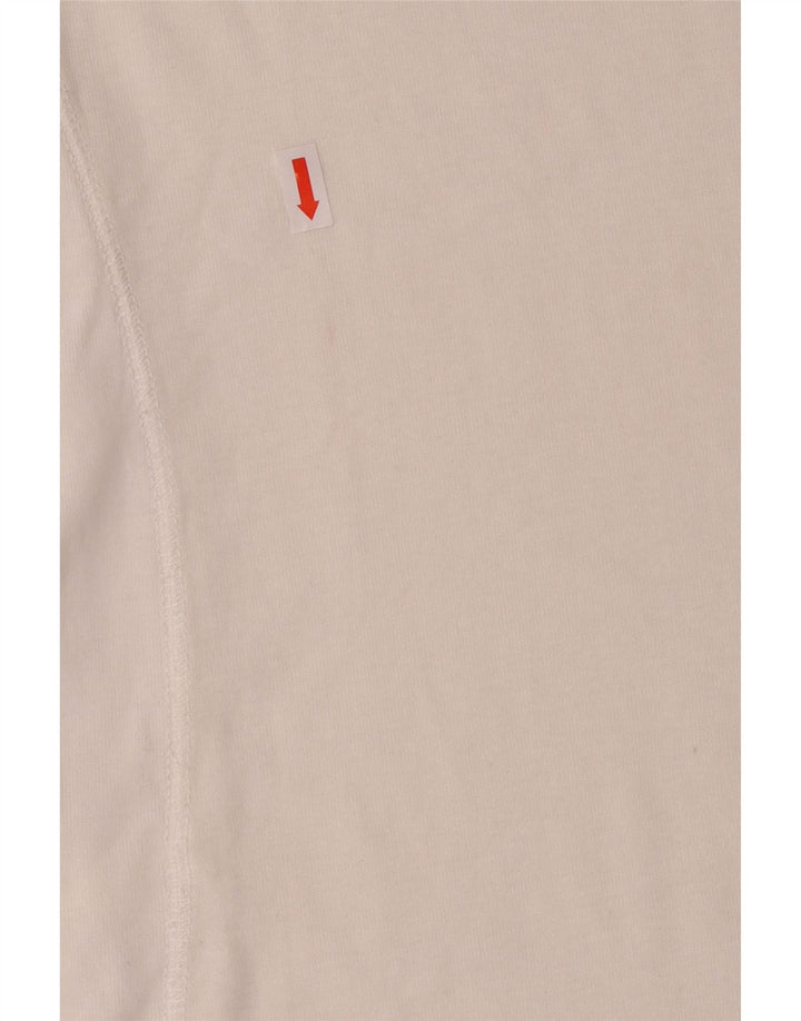 Champion Dame Easy Fit T-Shirt Top UK 16 Large Off White