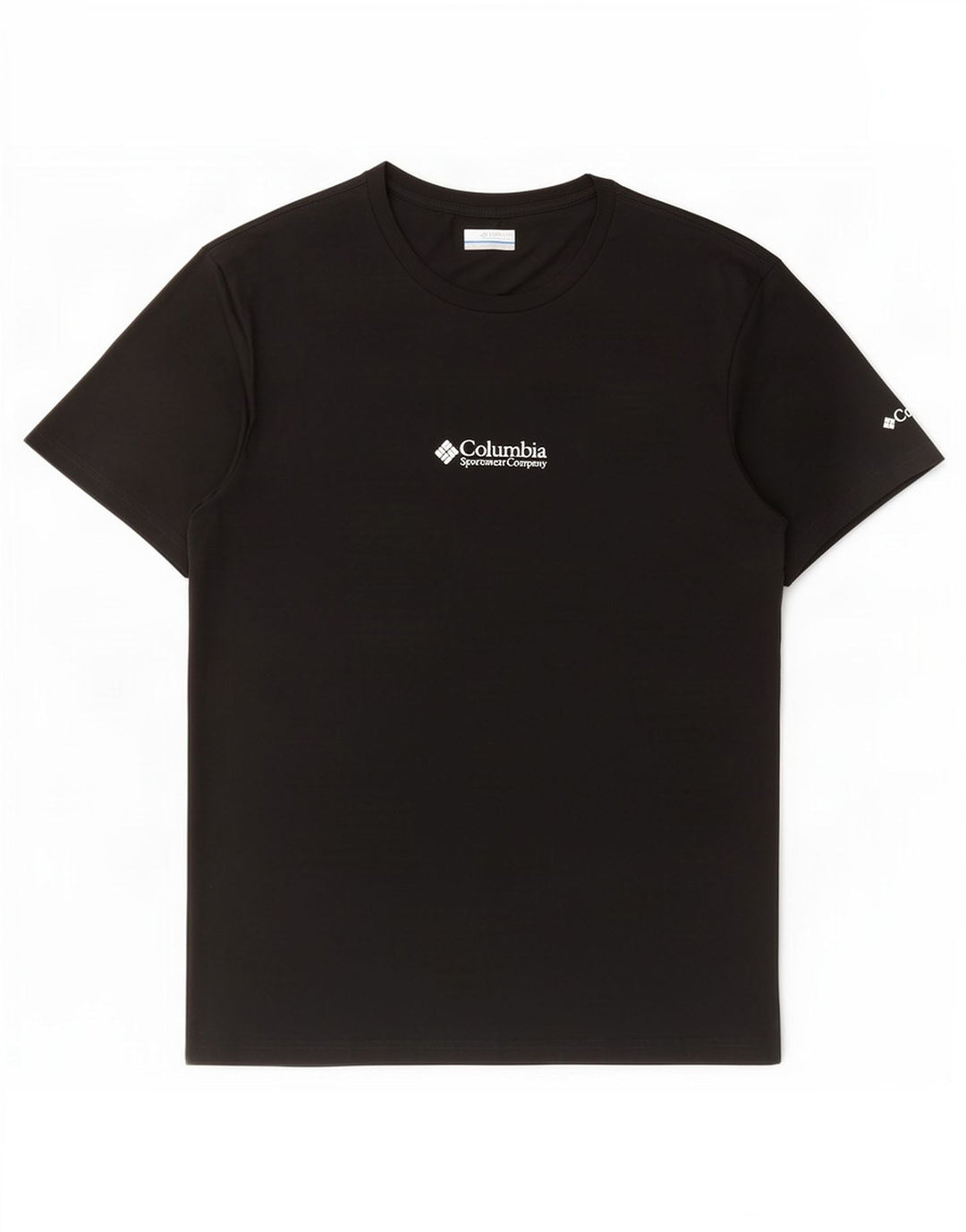 Columbia Herre T-Shirt Top Stor Sort Bomuld