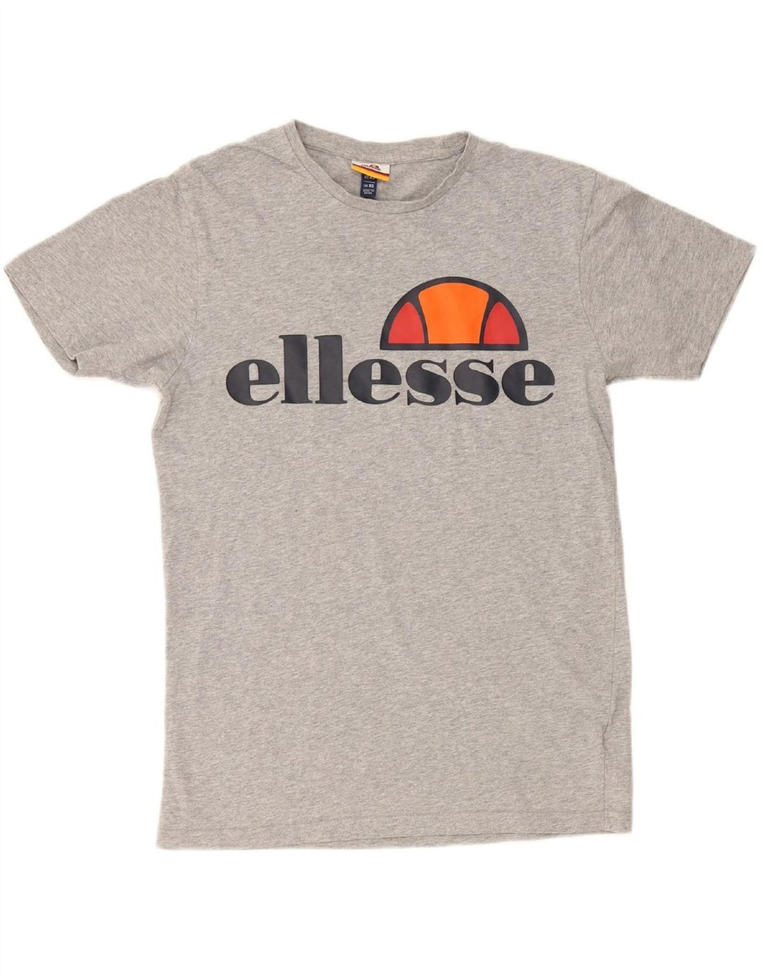 ELLESSE Mens Graphic T-Shirt Top XS Grey Cotton