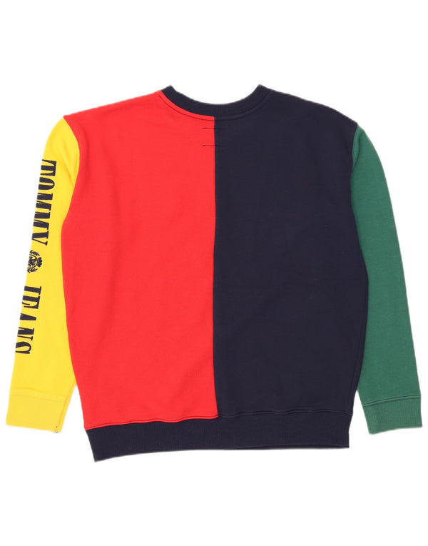 Tommy Hilfiger Herre Sweatshirt Jumper Medium Flerfarvet Colourblock