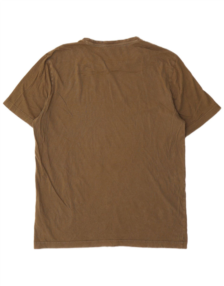 Puma Herre Grafisk T-Shirt Top Stor Grøn Bomuld