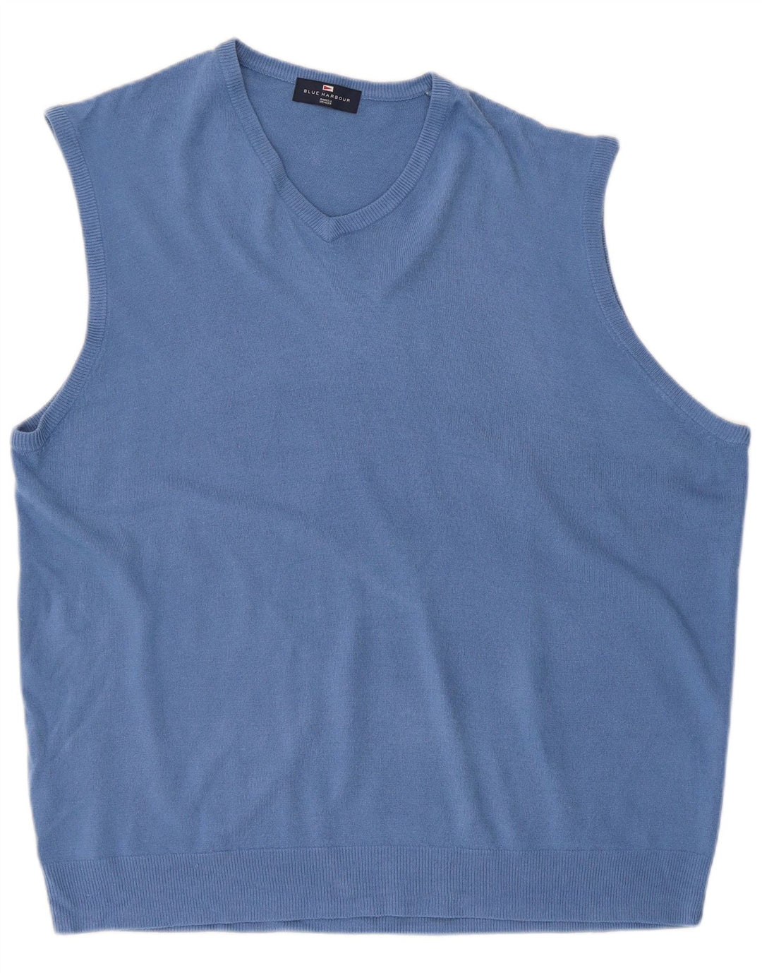 Marks & Spencer Herre Blue Harbor Vest Tank Top 2XL Blå Akryl