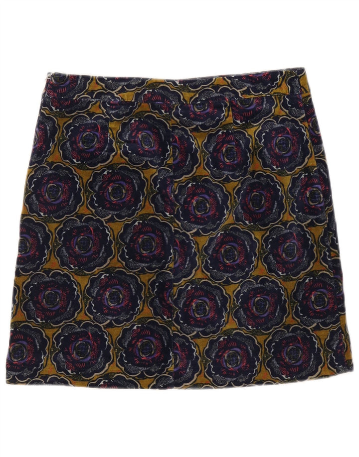 White Stuff Dame Mini-nederdel UK 8 Small W27 Navy Blue Floral