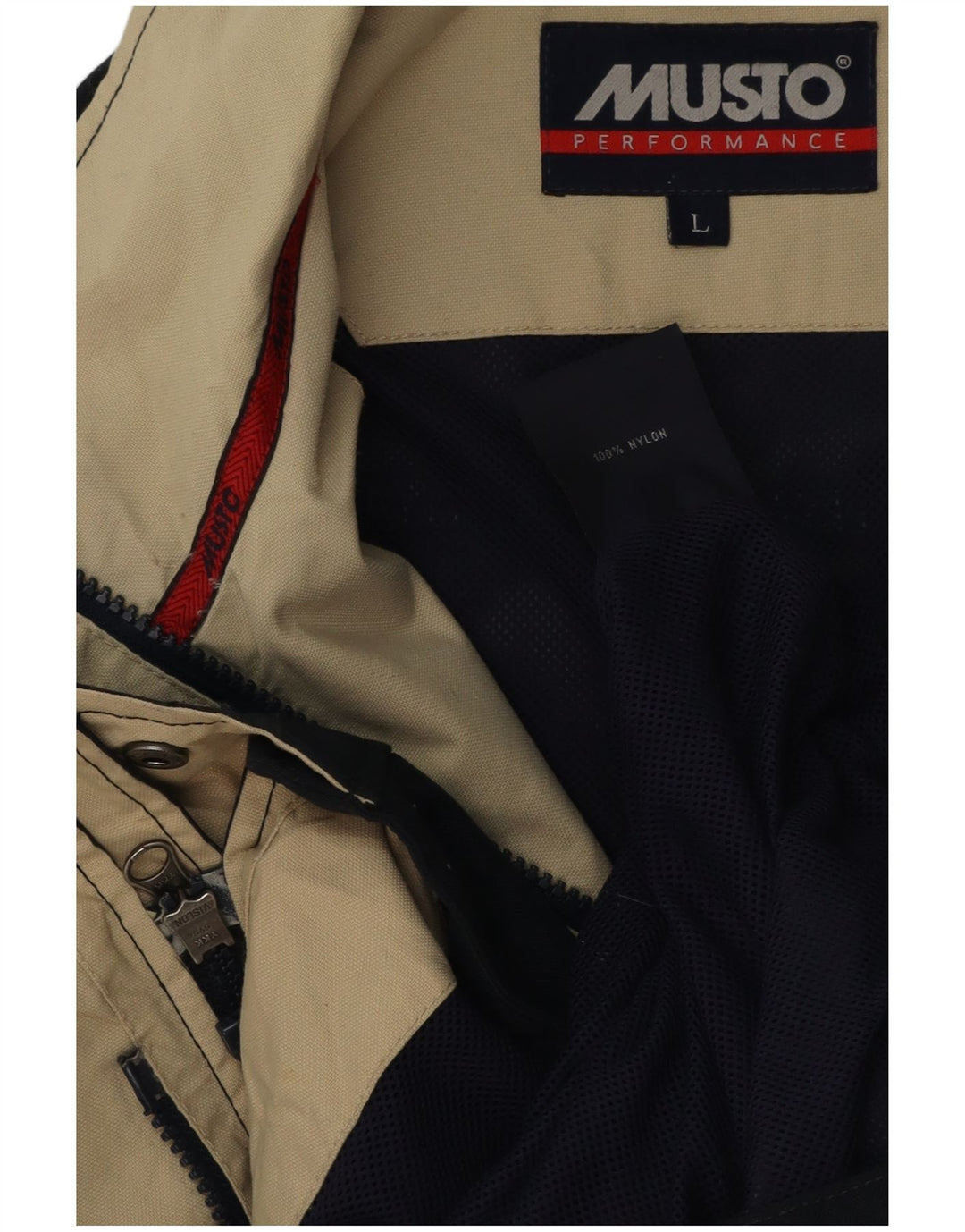 Musto Regnjakke til mænd UK 40 Stor marineblå nylon