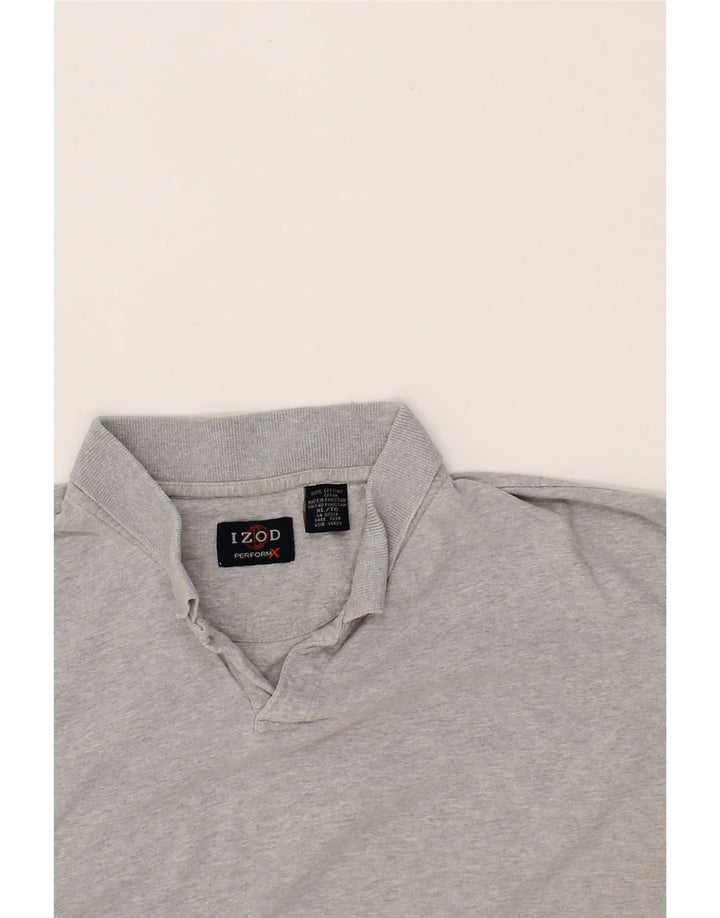IZOD Mens Polo Shirt XL Grey Cotton Vintage Izod and Second-Hand Izod from Messina Hembry 