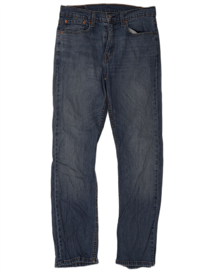 Levi's Herre 527 Slim Bootcut Jeans W32 L32 Blå Bomuld