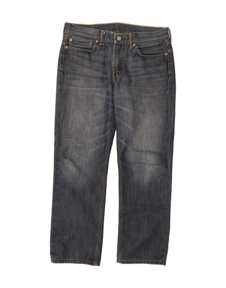 LEVI'S Mens 514 Straight Jeans W33 L28 Navy Blue Cotton Vintage Levi's and Second-Hand Levi's from Messina Hembry 