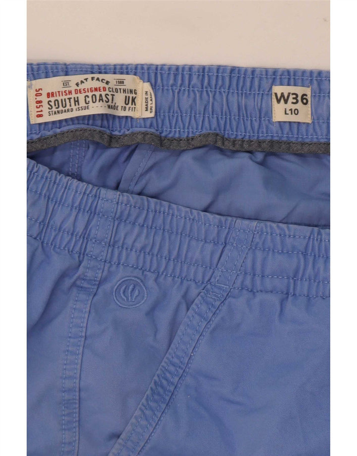Fat Face Herre Chino Shorts Store W36 Blå Bomuld