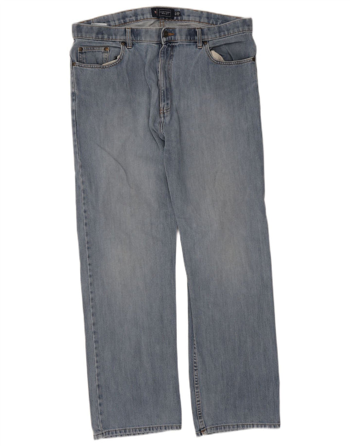 Marks & Spencer Herre Blue Harbor Straight Jeans W38 L31 Bomuld