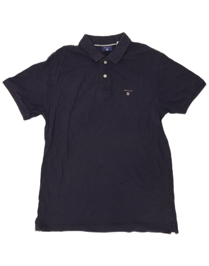 Gant Polo Shirt til mænd Stor marineblå bomuld