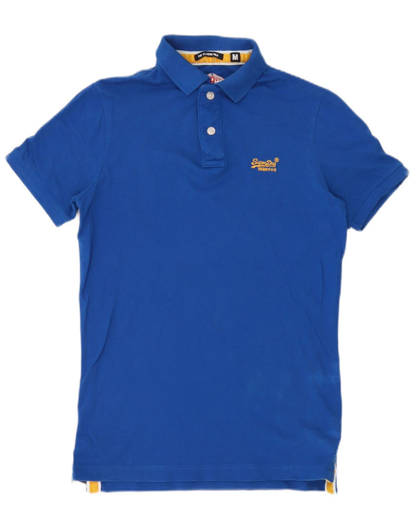 Superdry Polo skjorte til mænd mellemblå bomuld
