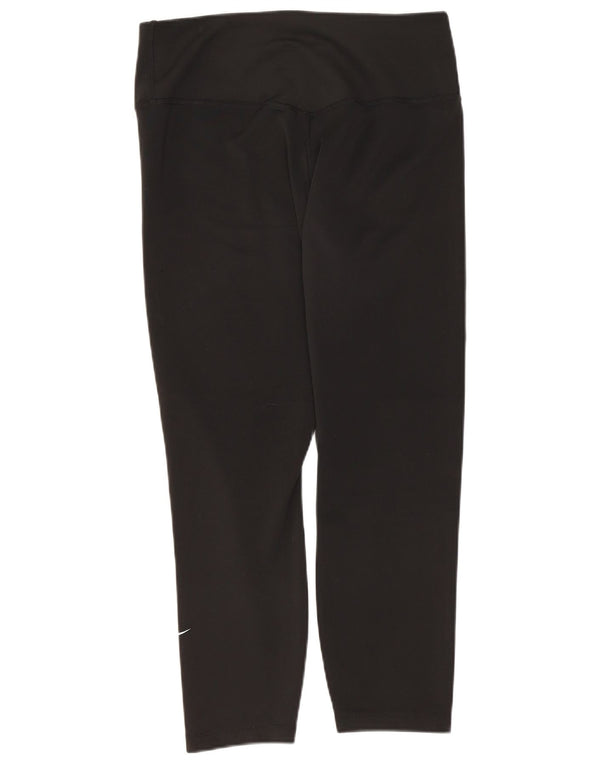 Nike Dame Dri Fit Leggings UK 12 Medium Sort