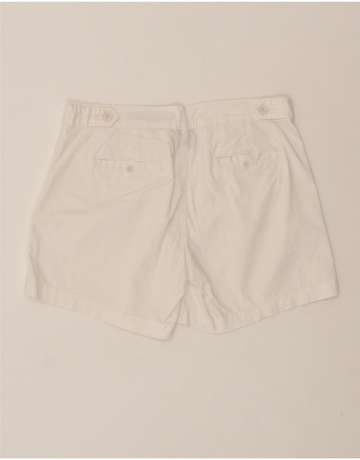 CALVIN KLEIN Womens Chino Shorts US 4 Small W27  White Cotton Vintage Calvin Klein and Second-Hand Calvin Klein from Messina Hembry 