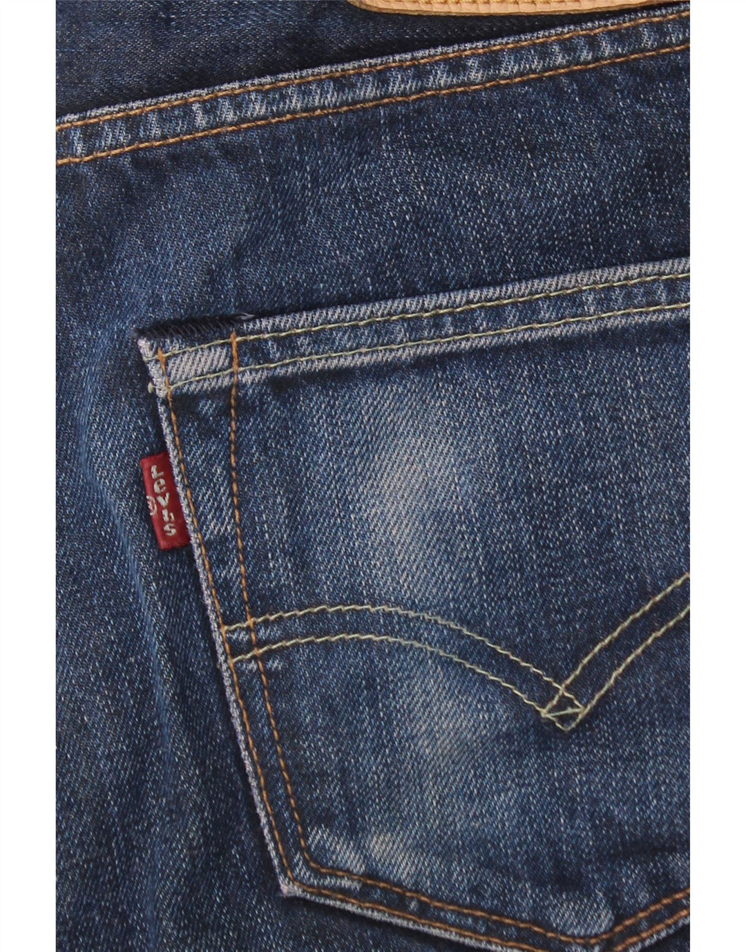 LEVI'S Herre 501 Straight Jeans W29 L34 Blå Bomuld