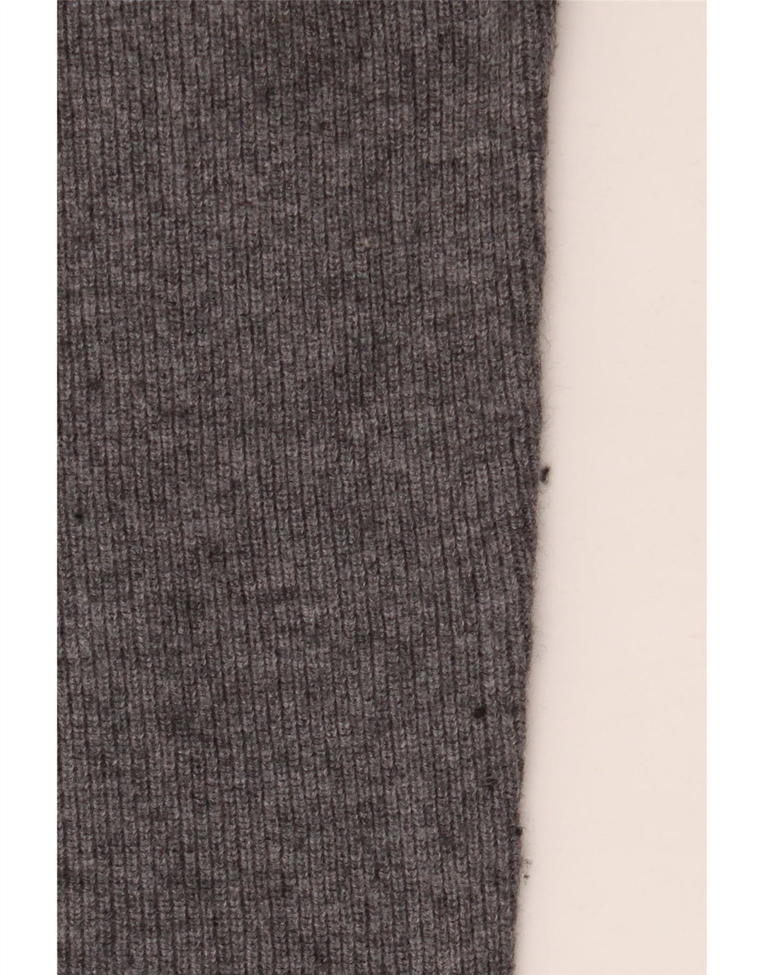 Massimo Dutti Herre Polo Neck Jumper Sweater Medium Grå Uld