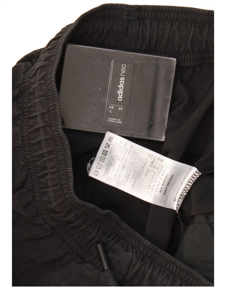 ADIDAS træningsdragt til kvinder Joggers UK 14 Stor sort polyester